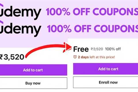 Udemy Free Courses with Certificate | Udemy Coupon Code 2022 | Free Certificate