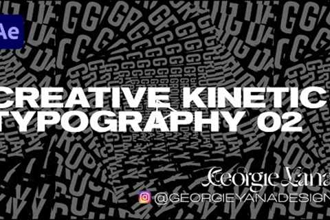 Creative Kinetic Typography 02 | After Effects Tutorial