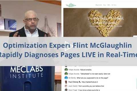 Optimization Expert Flint McGlaughlin Rapidly Diagnoses Pages LIVE in Real-Time