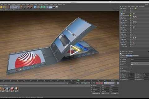 How to make 3d Book in Cinema 4D Tutorials (Easy Method)