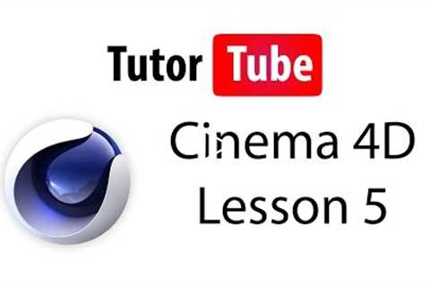 Cinema 4D Tutorial - Lesson 5 - Material