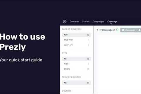 A quick guide on how to use Prezly