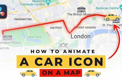 Animate a Car Icon on a Map in Davinci Resolve