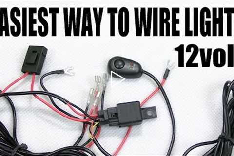 How To Wire In Relay Harness For Lights, SIMPLE!