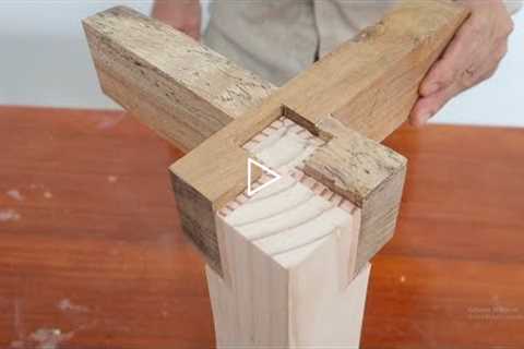 Traditional Japanese Woodworking Skills Without Screws - Wood Corner Joints / Woodworking Joints