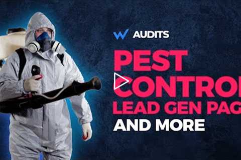 Pest Control Lead Gen Page Best Practises and More Landing Page Audits