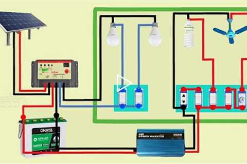 solar inverter connection diagram