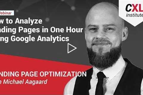 [How to increase conversion rate] Analyze Landing Pages with Google Analytics