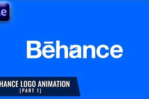 Behance Logo Animation in Adobe After Effects Tutorial Series [ Part1 ].