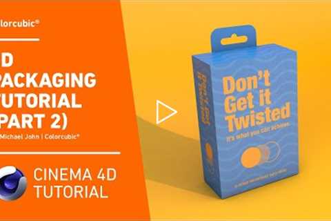 Cinema 4D Tutorials - 3D Packaging (Part 2)