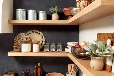 How to Build and Install DIY Floating Shelves in Your Kitchen