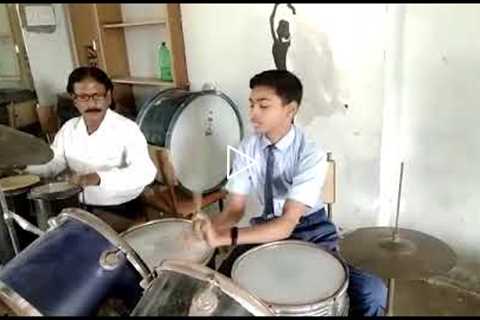 How to play drum || Easy and basic steps || Students learn to play drum