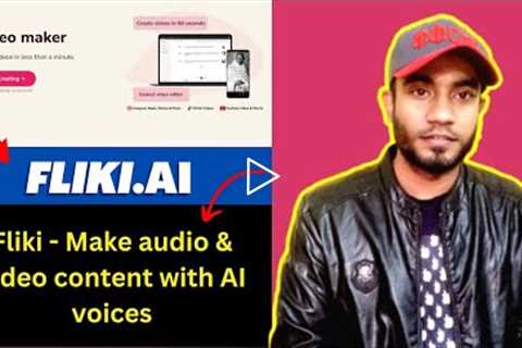 Fliki.AI Review | Make audio and video content with AI voices