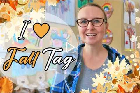 I heart Fall Tag