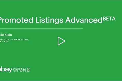 Advanced Training Session: Promoted Listings Advanced