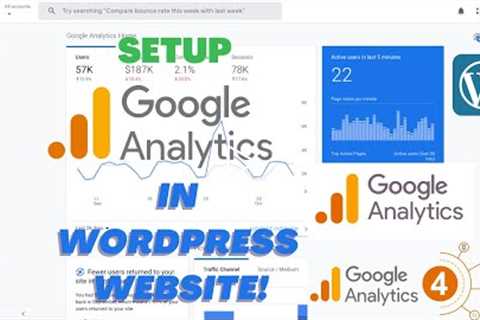 How To Setup Google Analytics In WordPress Website | Universal Analytic & Google Analytic 4