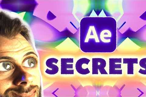 13 Tips and Secrets in After Effects Most PROs Don''''t Know
