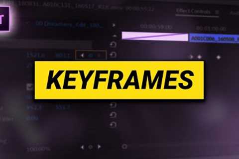 How to ANIMATE with KEYFRAMES (Premiere Pro Tutorial)