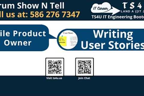 Agile Product Owner- Writing User Stories