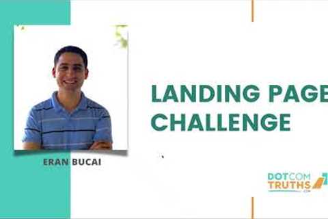 Landing Page Challenge 🔥 Welcome [Video 1] 🤩