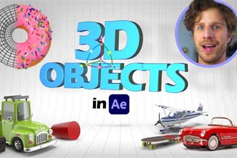 3D Model Import in After Effects - New Feature 2023