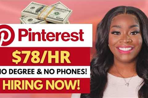 HIRING NOW WORK FROM HOME REMOTE JOB w/PINTEREST  | 2022 no degree no deliveries no phones 📵