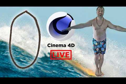 How To 3D Model a Beaded Necklace in Cinema 4D 2023