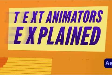 Text Animators in After Effects