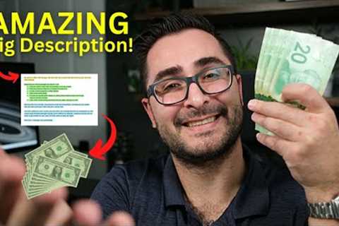 Write an AMAZING Fiverr Gig Description (Step by Step, With Examples)