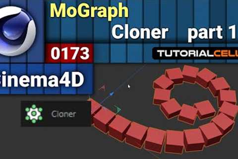 0174. mograph cloner ( part 1 ) in cinema 4d