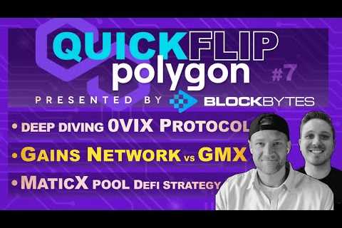 Gains Network BETTER Than GMX?? | Risk Management With 0VIX Protocol | Quick Flip Polygon Ep. 7