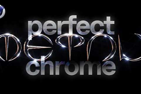 Creating PERFECT Chrome Type in Cinema 4D and Octane │ september ®