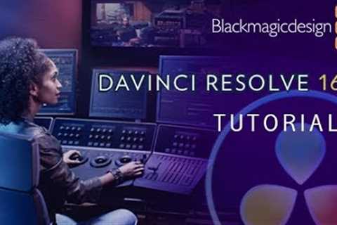 DaVinci Resolve 16 - Full Tutorial for Beginners in 16 MINS!