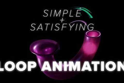 SATISFYING ANIMATION QUICK AND SIMPLE | BLENDER TUTORIAL