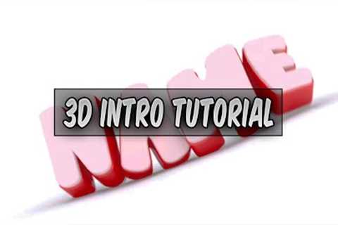 How To Make A 3D Intro | Easy Step By Step Tutorial (2023) Cinema 4D & After Effects