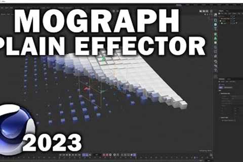 Cinema 4d 2023:  Mograph Plain Effector
