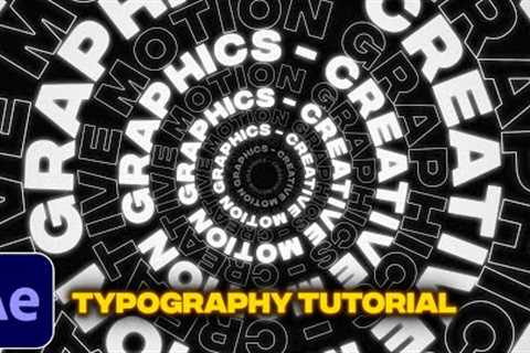 Kinetic Typography Circle Animation Tutorial in After Effects | Motion Graphics | No Plugins