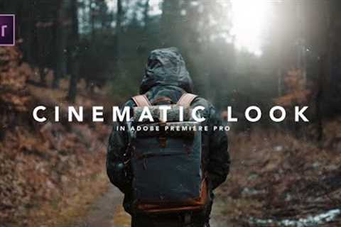 How to get the CINEMATIC LOOK in Premiere Pro Tutorial