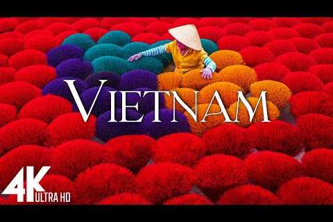 FLYING OVER VIETNAM (4K Video UHD) - Scenic Relaxation Film With Inspiring Music