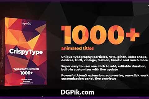 1000+ Titles And Typography For After Effect