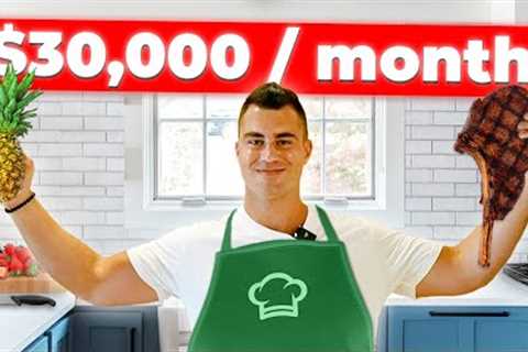 How He Makes $30K/month With Cooking