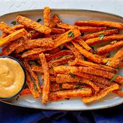 Carrot Fries with Chipotle Sauce