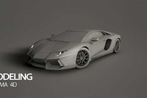 Car Modeling Tutorial - Cinema 4D (Timelaspe)