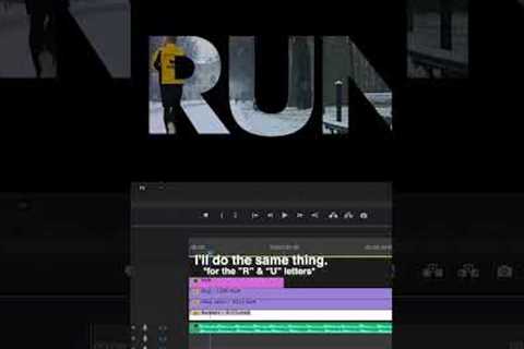 VIDEO in TEXT Shape Effect - How to Animate Letter by Letter Adobe Premiere Pro CC Tutorial