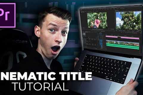 How to Add Cinematic Title Text in Premiere Pro 2023 (simple & fast)