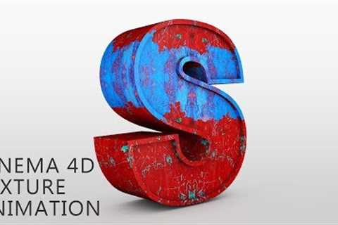 Cinema 4D Tutorial - Change Texture Animation | C4D Texture Animation Tutorial