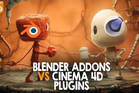 blender addons vs cinema 4d plugins