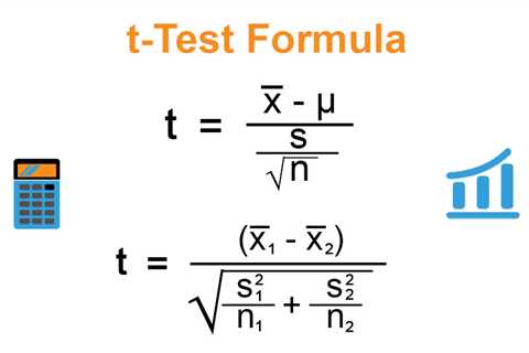 t-Test Formula