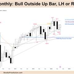 FTSE 100 Big Bull Outside Up Bar, LH or Reversal?