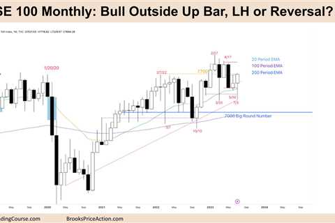 FTSE 100 Big Bull Outside Up Bar, LH or Reversal?